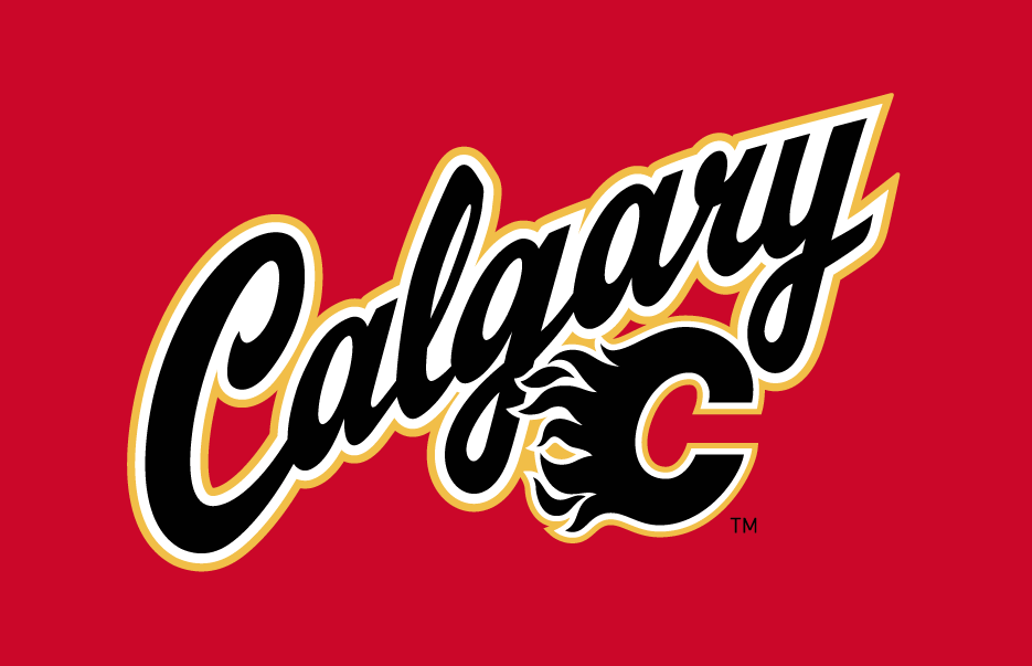 Calgary Flames 2013 14-2015 16 Jersey Logo iron on paper